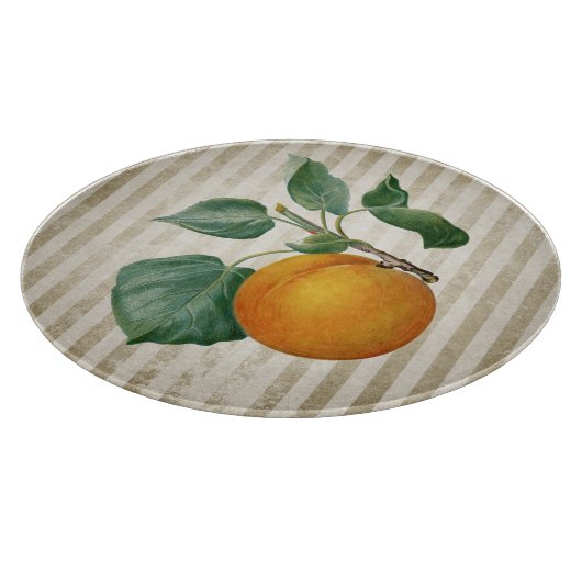 Botanischer Vintager Pfirsich Schneidebrett (Ecke)
