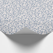 Botanischer Volksdruck Geschenkpapier (Ecke)