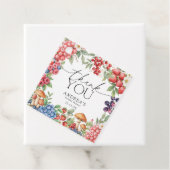 Botanischer Wald Berries Vielen Dank für Ihre Unte Geschenkanhänger (Beispiel)