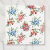 Botanischer Wald Berries Vielen Dank für Ihre Unte Geschenkanhänger (Rückseite)