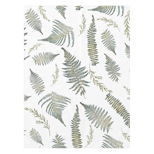 Botanischer Wald Ferns 1,0 Tischdecke (Vorderseite)
