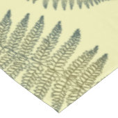 Botanischer Wald Ferns 1,1 Gelbe Creme Tischdecke (Schrägansicht)