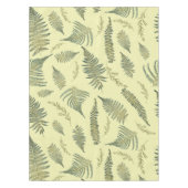 Botanischer Wald Ferns 1,1 Gelbe Creme Tischdecke (Vorderseite)