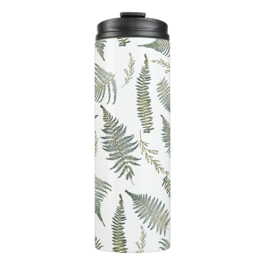 Botanischer Wald Ferns Muster 1.0 Thermosbecher (Vorderseite)