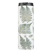 Botanischer Wald Ferns Muster 1.0 Thermosbecher (Rückseite)