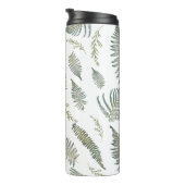Botanischer Wald Ferns Muster 1.0 Thermosbecher (Nach rechts gedreht)