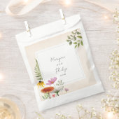 Botanischer Wald Hochzeit Napkins Geschenktütchen (Ausgeschnitten)