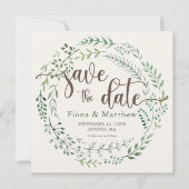 Botanischer Wasserbrand Save the Date (Vorderseite)