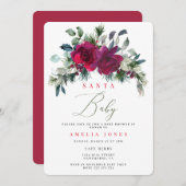 Botanischer Weihnachtsurlaub - Einladung (Vorne/Hinten)