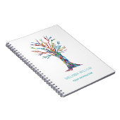 Botanischer Yoga-Lehrer Notizblock (Rechte Seite)