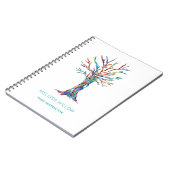 Botanischer Yoga-Lehrer Notizblock (Linke Seite)