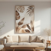 Botanischer Zen - Minimal Poster - japanische Deko