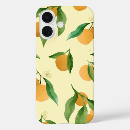 Botanischer Zitrusfrüchte Case-Mate iPhone Hülle (Rückseite)