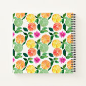 Botanischer Zitrusfrüchte Notizblock (Rückseite)