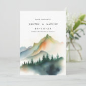 Botanischer Zoll Save The Date (Stehend Vorderseite)