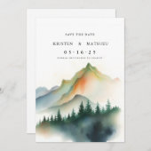 Botanischer Zoll Save The Date (Vorne/Hinten)