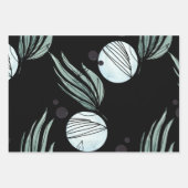 Botanisches Abstraktes Muster Geschenkpapier Set (Vorderseite 3)