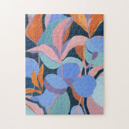 Botanisches Abstraktes Wasserbad Lido Locarno Puzzle