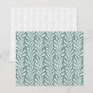 Botanisches Algen-Tealgrün-Schrappbuchpapier