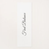 Botanisches Alphabet Yogamatte (Rückseite)