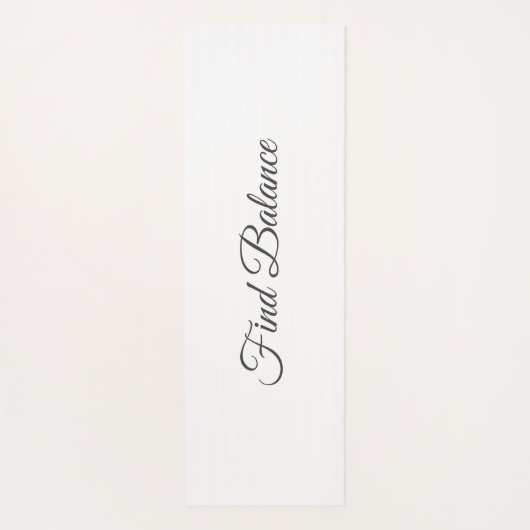 Botanisches Alphabet Yogamatte (Rückseite)