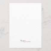 Botanisches Aquarell-Brautparty Raten Sie, wer spi Programm (Rückseite)