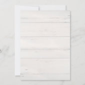 Botanisches Aquarell Rosa Blumenkohl Party Bridal (Rückseite)