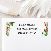 Botanisches Aquarelllabel (Insitu)