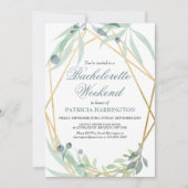 Botanisches Bachelorette - Paradies für Kletterhex Einladung (Vorderseite)