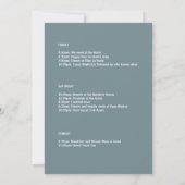 Botanisches Bachelorette - Paradies für Kletterhex Einladung (Rückseite)