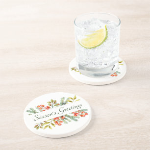 Botanisches Banner individuell anpassbarer Feierta Getränkeuntersetzer