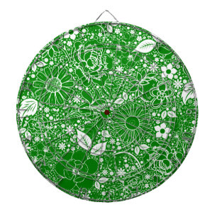 Botanisches Beauties Green Dartscheibe