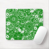 Botanisches Beauties Green Mousepad (Mit Mouse)
