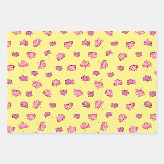 Botanisches Beauty-Geschenkpackung für Blume Geschenkpapier Set (Vorderseite 3)