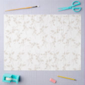 Botanisches Beige Dekorationsmuster Seidenpapier (Basteln)