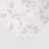 Botanisches Beige Dekorationsmuster Seidenpapier (Ausschnitt)