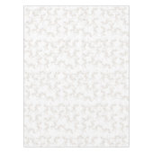 Botanisches Beige Dekorationsmuster Tischdecke (Vorderseite)