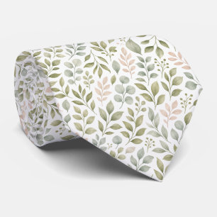 Botanisches Blatt-Design-Halstuch für Männer Krawatte