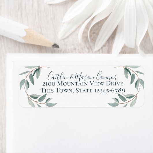 Botanisches Blätter Wasserfarbe (Insitu)