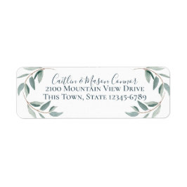 Botanisches Blätter Wasserfarbe