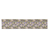 Botanisches Blätterblatt Boho Kurzer Tischläufer (Horizontal)