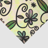 botanisches Blätterpapier Seidenpapier (Ausschnitt)