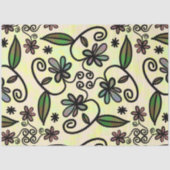 botanisches Blätterpapier Seidenpapier (Vorderseite)