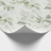 Botanisches Blattmuster Geschenkpapier (Ecke)