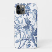 Botanisches Blau und Weiße Chinoiserie Case-Mate iPhone Hülle (Rückseite)