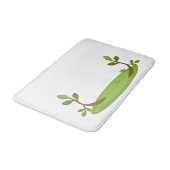 "Botanisches Bliss-Bathmat - Grün-Design" Badematte (Schrägansicht)