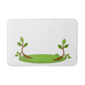 "Botanisches Bliss-Bathmat - Grün-Design" Badematte (Vorderseite)