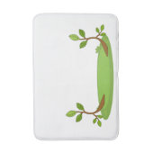 "Botanisches Bliss-Bathmat - Grün-Design" Badematte (Vorderseite Vertikal)