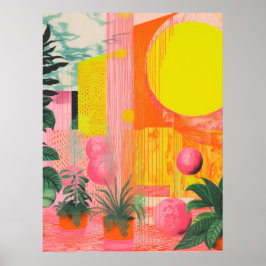 Botanisches Bliss: Sonnenharmonie Poster