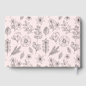 Botanisches Blumenbuch Gästebuch (Rückseite)